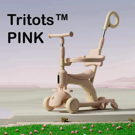 Tritots™ 4-in-1 & 5-in-1 Baby Cycle | Multi-Functional Children's Scooter | Pink Tricycle & Balance Bike for Boys & Girls
